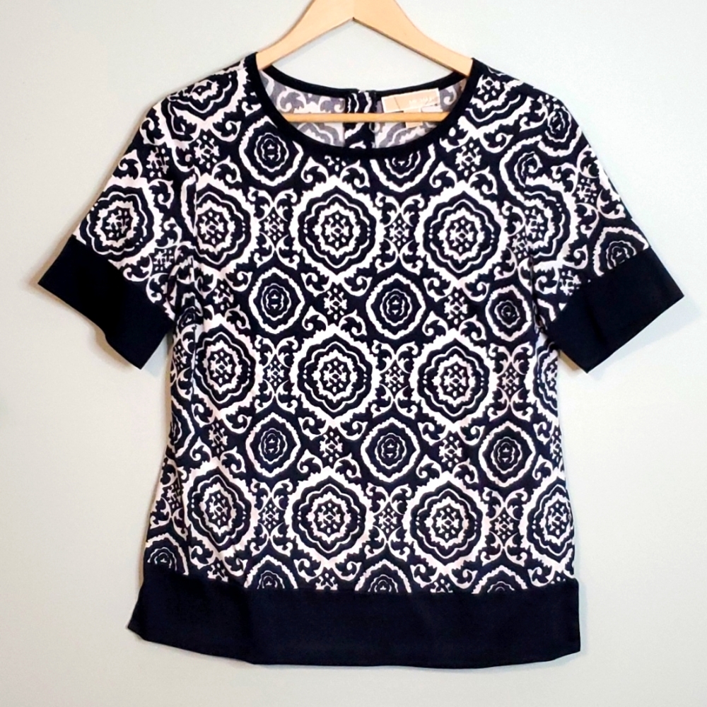 Michael Kors Blouse (6), zippered back and side slits